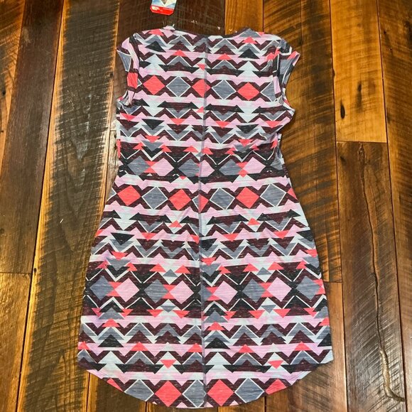 The North Face Women’s EZ Tee Dress Geometric Tribal Print Medium - Picture 3 of 10